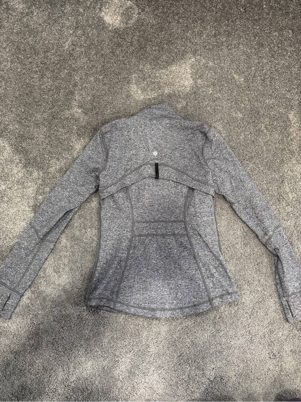 lululemon athletica Gray Marled Full-Zip Jacket - Picture 4 of 5
